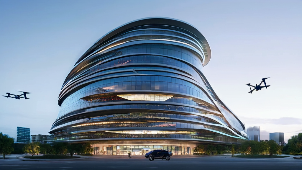 2025年AI获客新趋势：跨境电商大楼与自动驾驶汽车