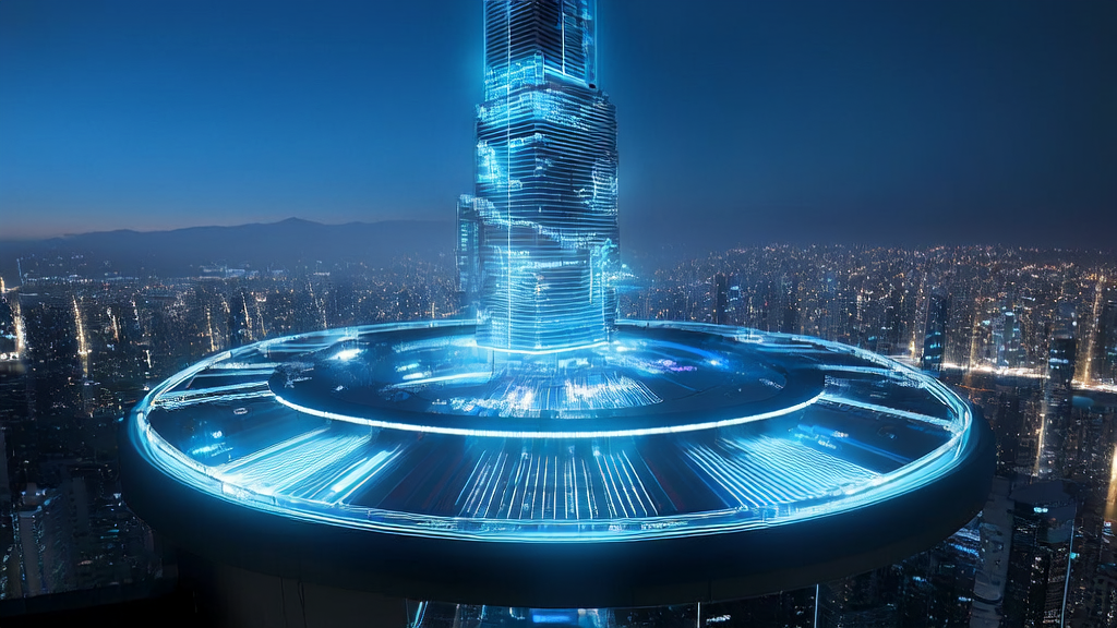 The futuristic control center for AI-optimized advertising in 2025, targeting audiences precisely and reducing CPA