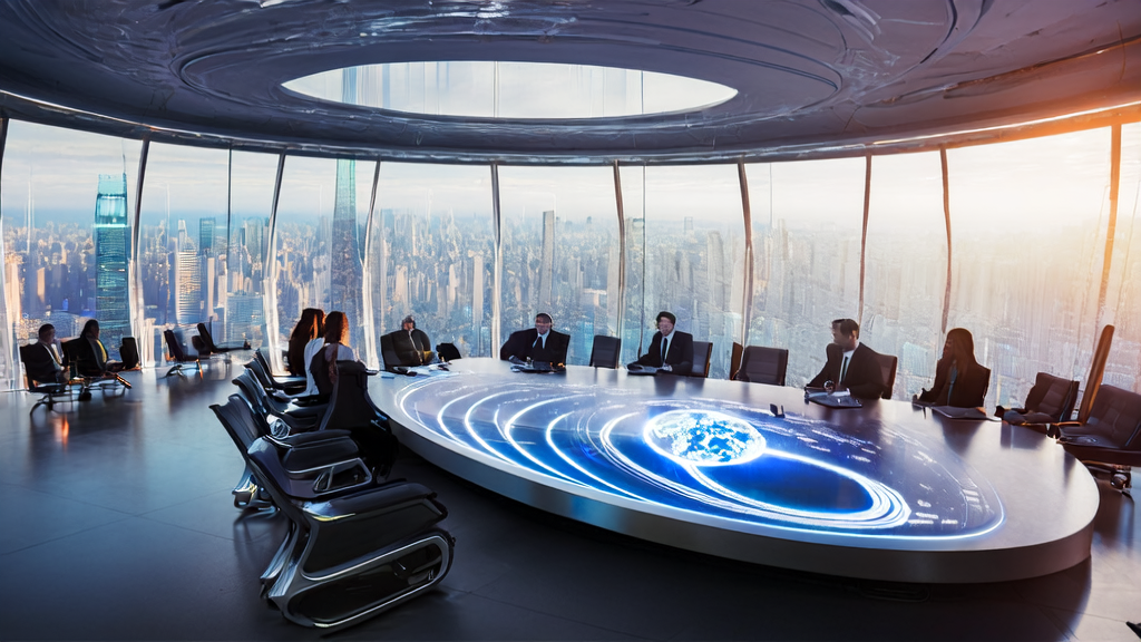 未来城市中的跨境电商公司利用AI技术实现精准获客和全球市场开拓