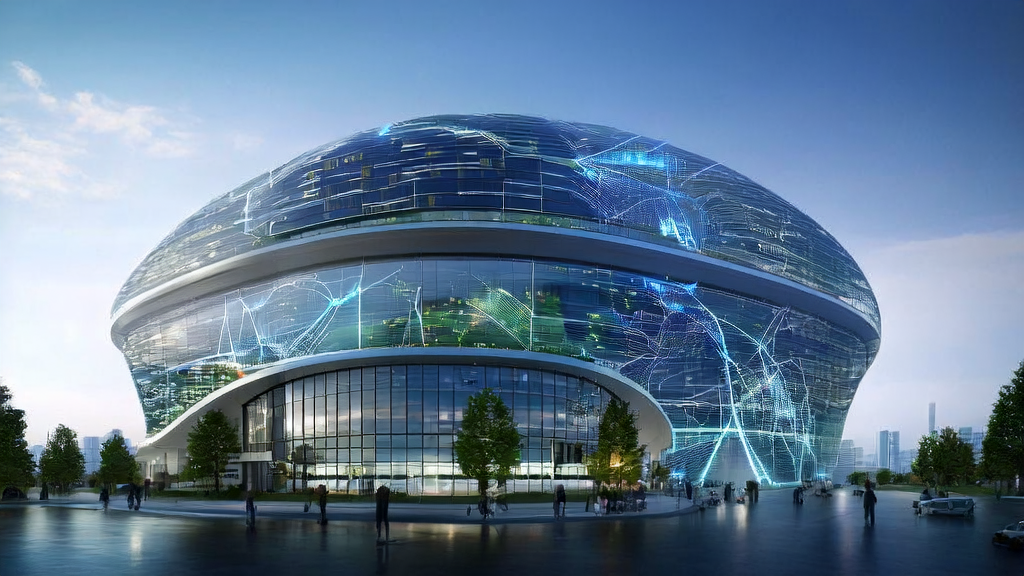 2025年跨境电商AI获客策略：展示现代化办公环境与最新AI技术的应用