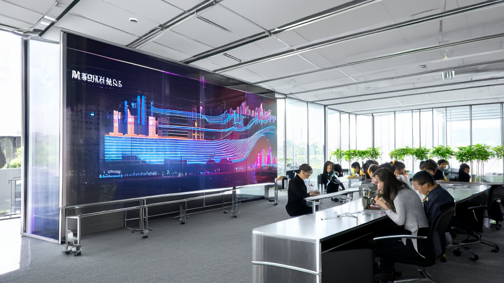 Foreign trade company employees using AI customer prediction model for precise customer acquisition, optimizing marketing strategies with Sora's “Character Cameo“ feature