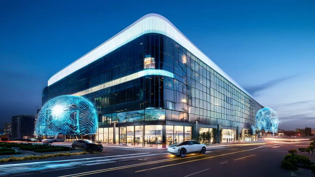 Staff in a cross-border e-commerce independent station building efficiently handle customer inquiries and orders using an AI-driven lead generation system, showcasing the application of AI technology in customer acquisition.
