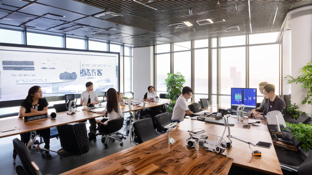 东南亚市场中企业利用AI技术进行精准获客和多渠道融合营销的现代化办公场景