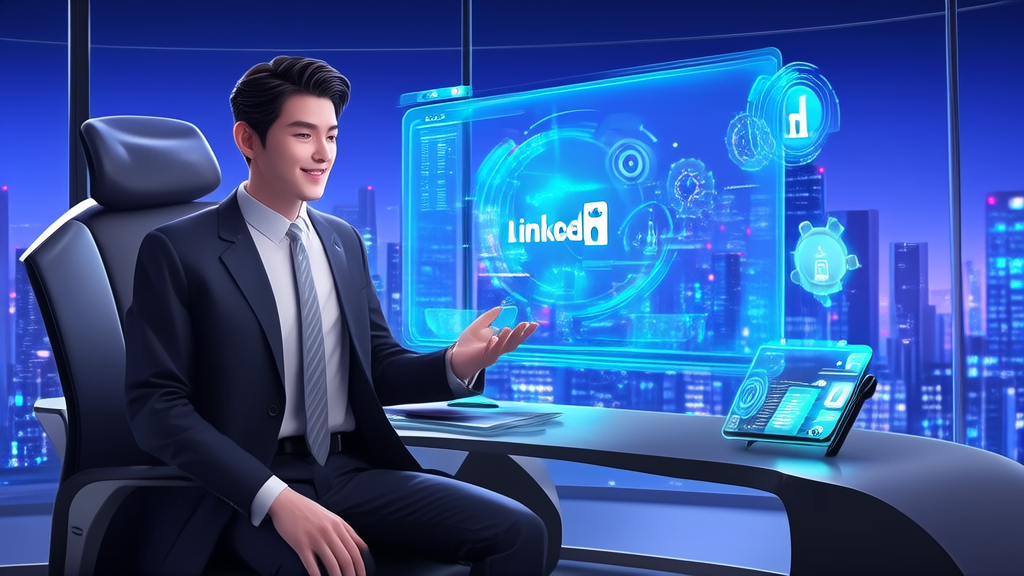 商务人士利用AI技术通过LinkedIn高效获取客户资源