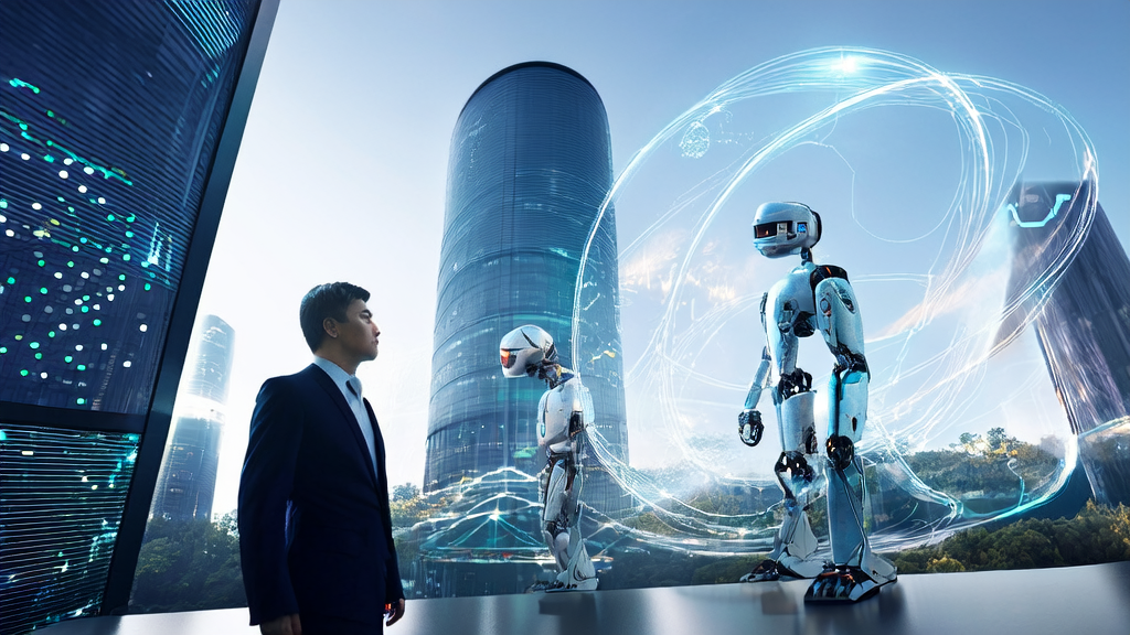 未来科技城市的创业者利用AI技术进行高效获客