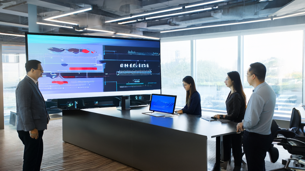 AI-driven high conversion email marketing strategies, showcasing staff using Alibaba Cloud Qwen3 for data analysis and strategy development