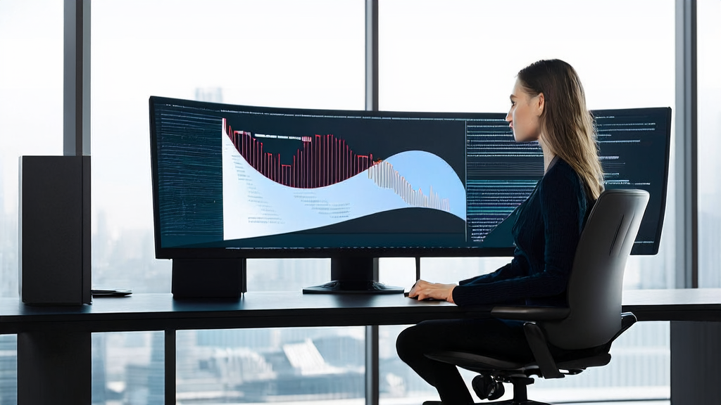 A marketing expert using Kimi K2 Turbo for AI email marketing in an office, significantly boosting reply and conversion rates.