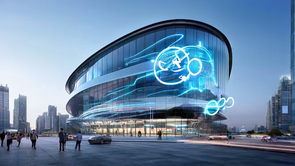 360AI浏览器引领的AI获客新时代，展示未来城市的高效工作和生活场景