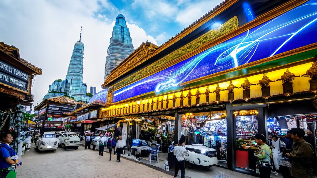 东南亚市场中利用AI技术进行高效获客的现代化科技公司场景