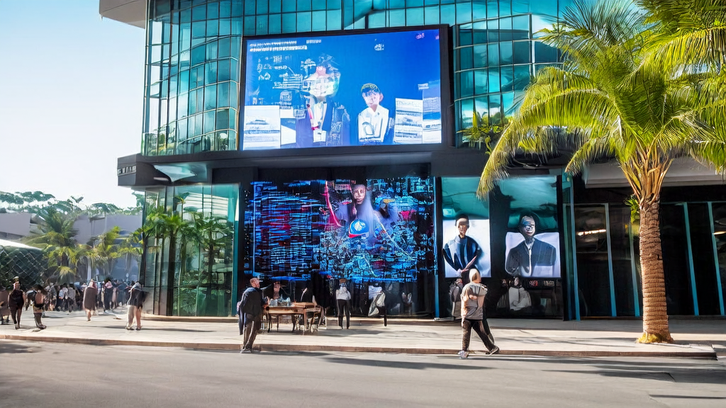 东南亚市场中一家广告公司展示谷歌Gemini 2.5 Flash图像编辑模型，员工讨论AI获客策略