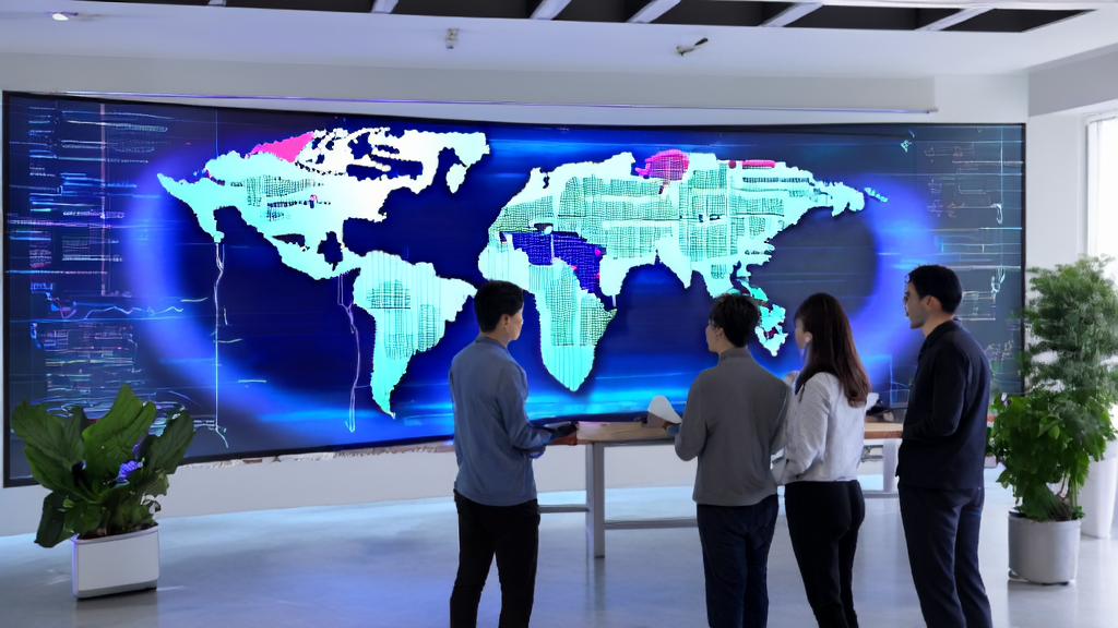 年轻创业者们正在使用AI智能获客系统分析全球市场数据