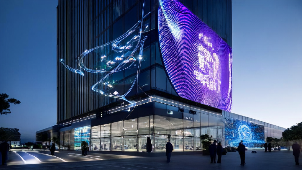 A New Era of AI Acquisition: Revolutionizing Customer Acquisition Strategies with GPT-5 in a Futuristic Cityscape