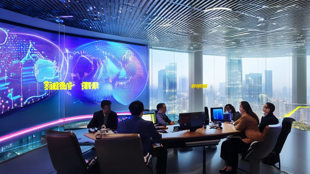 未来城市中的跨境电商企业家使用AI获客系统进行精准营销和选品优化