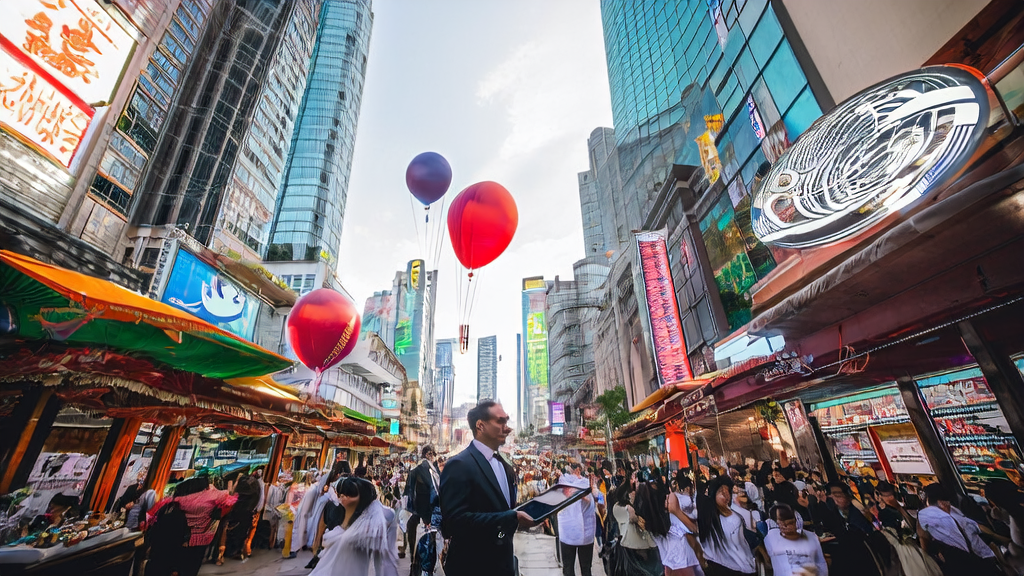 AI acquisition system in the Southeast Asia market helps businesses overcome customer acquisition challenges, set against a bustling city street and the upcoming Grok4 launch.