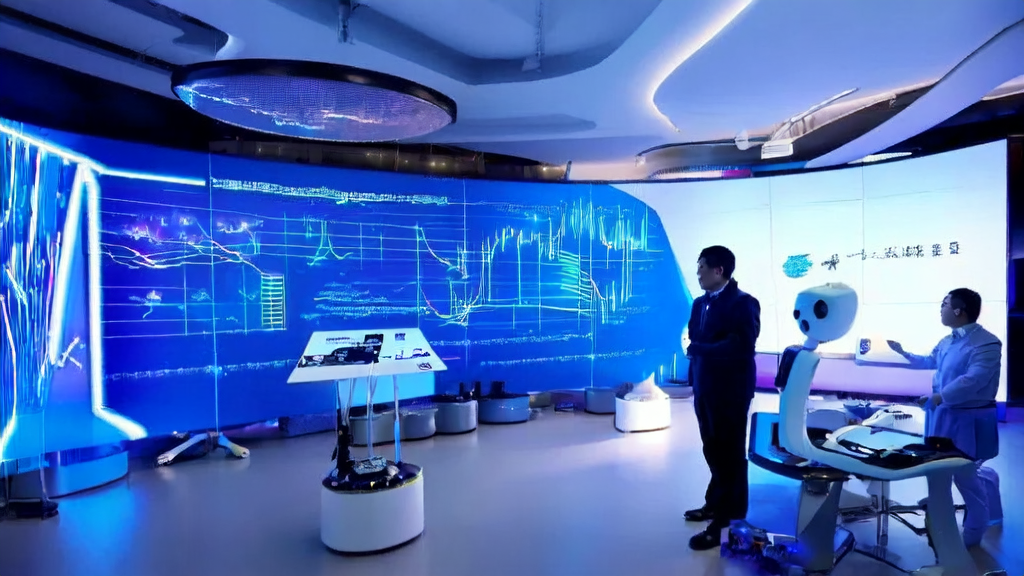 AI智能获客系统革新电商销售模式，展示现代电商办公室中员工使用AI工具进行数据分析和营销优化的场景。
