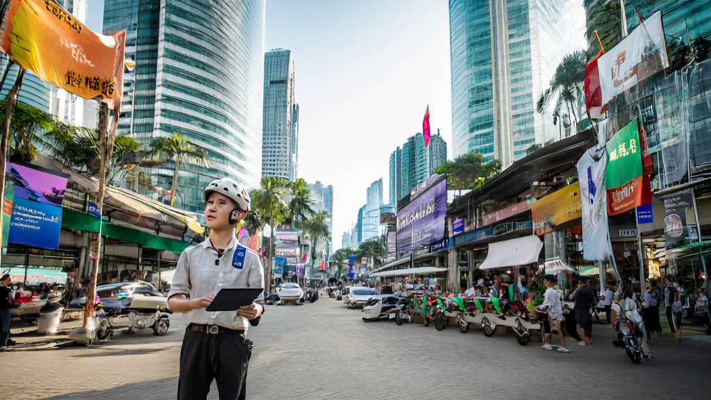 Example of AI acquisition system in the Southeast Asian market: Rider interacting with AI assistant to enhance work efficiency