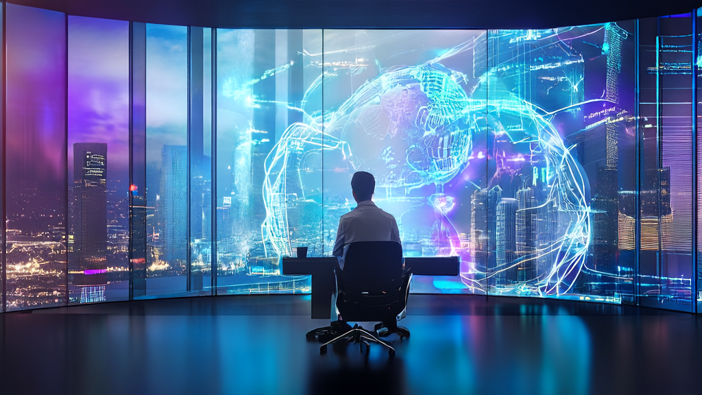 E-commerce entrepreneur using AI technology to optimize independent site SEO strategies in 2025