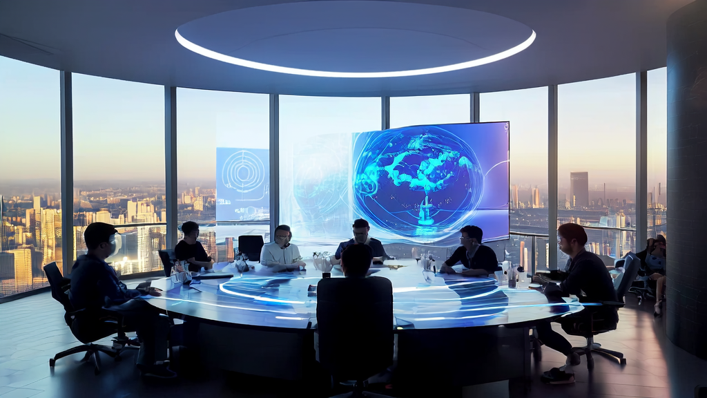 2025年跨境电商团队讨论利用AI技术突破获客增长瓶颈