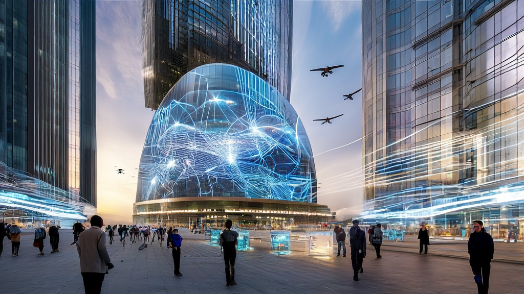 2025年中东地区企业利用AI技术实现高效获客的未来城市景象