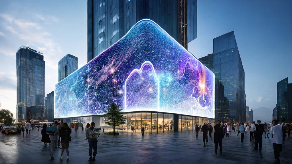 未来城市中利用AI优化广告投放的场景