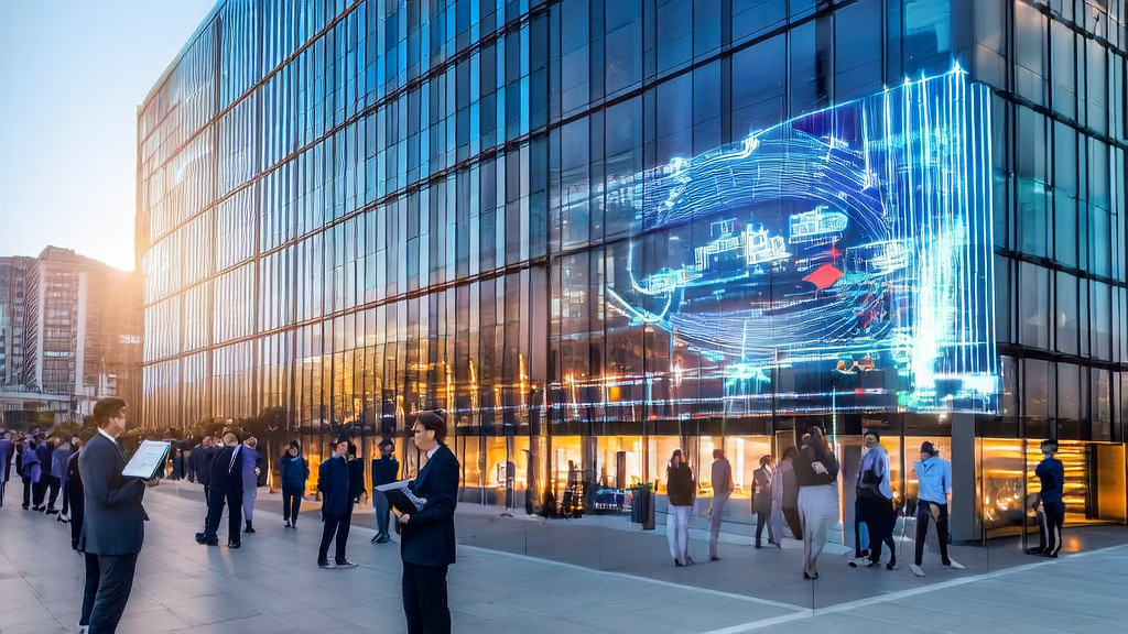In a sunny city, an AI marketing company demonstrates its client acquisition system and the Quark health large model technology report