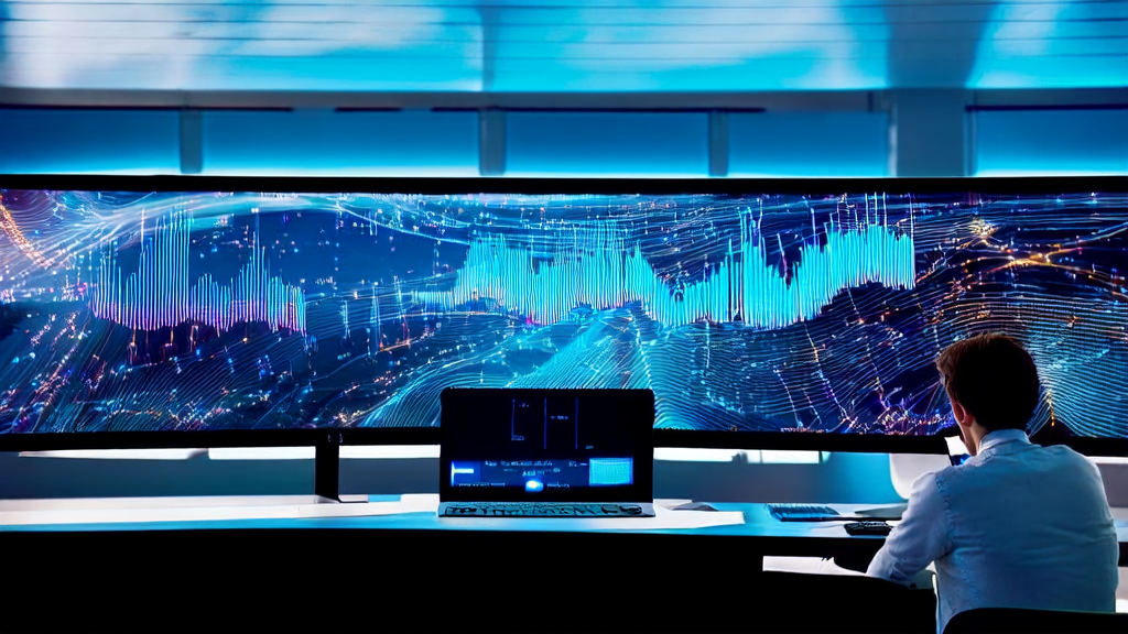 Modern office using AI for client data collection and cleaning
