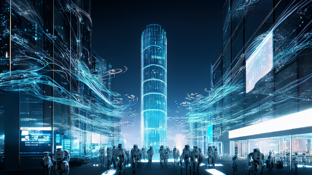 AI Client Data Collection and High Conversion Email Strategies in a Futuristic City