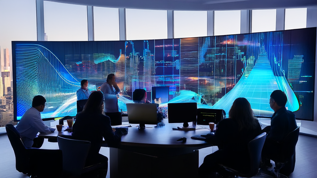 Data scientists analyzing AI client prediction model to improve acquisition efficiency