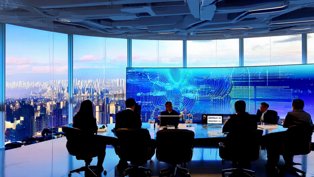 Engineers analyzing data from an AI client prediction model to precisely screen premium customers and reduce resource waste.