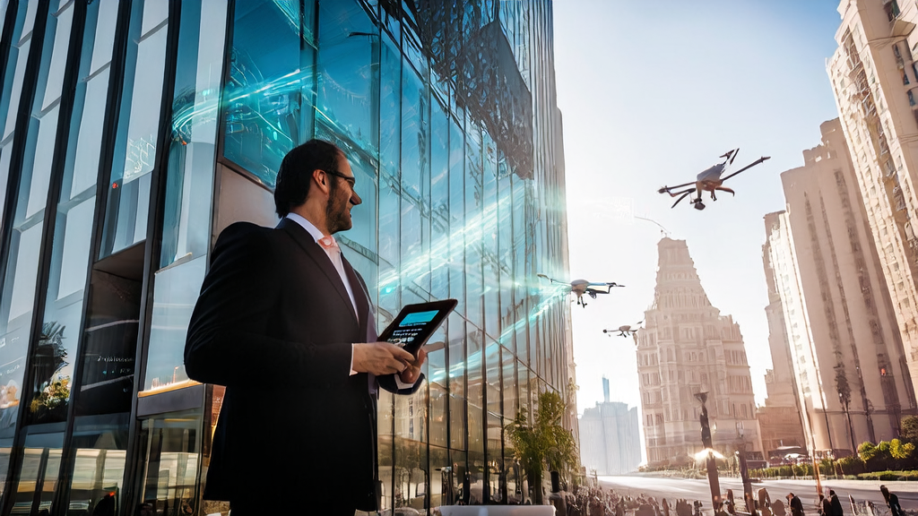 Entrepreneur in the Middle East leveraging AI technology for customer acquisition, showcasing the powerful features of Flowith NEO