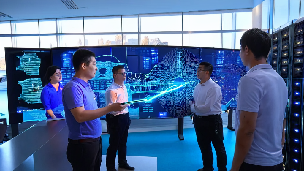 Tech company employees using AI predictive models to screen high-quality customers, exploring how to break through AI customer acquisition bottlenecks