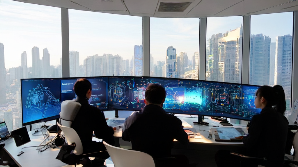 AI customer acquisition technology leading the new direction of e-commerce, showcasing modern office environment combined with student AI education