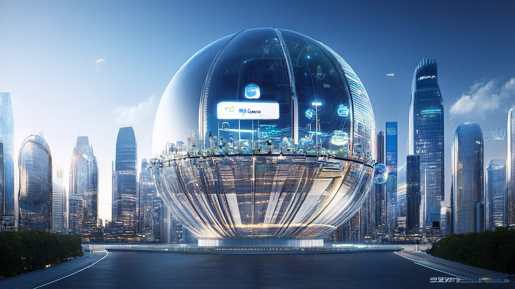 In the heart of a futuristic city, AI customer acquisition tools like Kimi are showcased for their efficiency in mining potential clients on LinkedIn and collaborating with Xiaohongshu for content-driven growth.