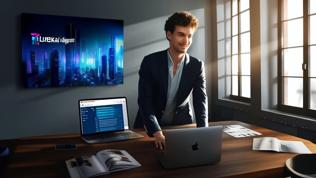 Young entrepreneur efficiently acquiring potential clients on LinkedIn using Zhihuiya Eureka AI Agent platform
