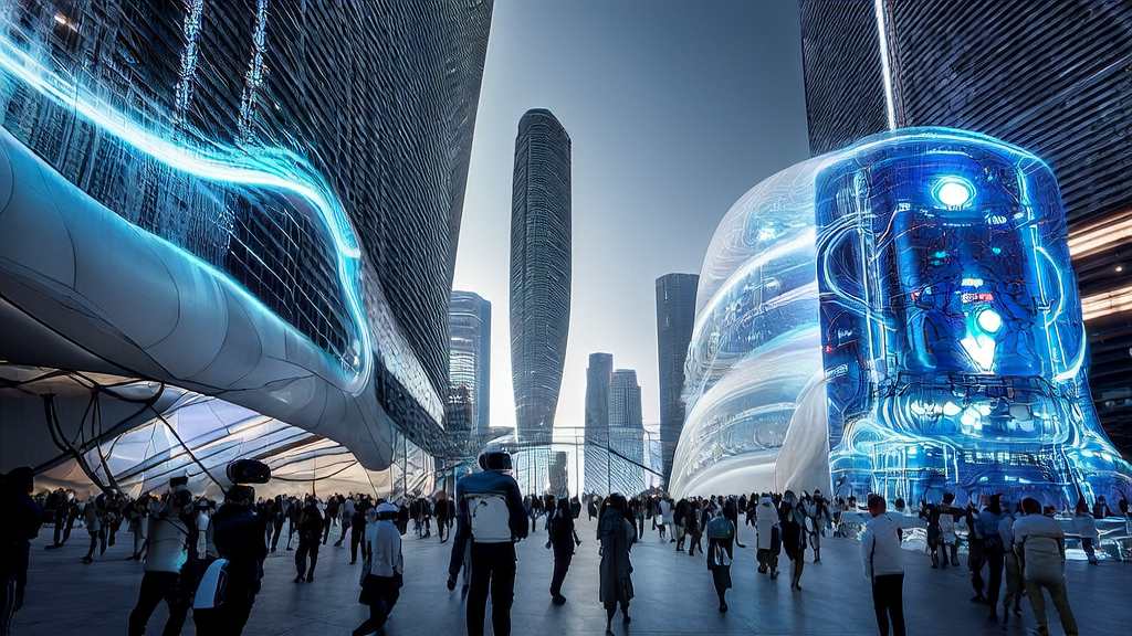 AI Customer Acquisition Revolution in a Futuristic City: Engineers Utilizing Predictive Models to Screen High-Quality Clients