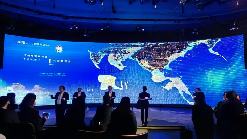 AI-powered customer acquisition system demonstration: CEO showcasing digital assistant ordering coffee