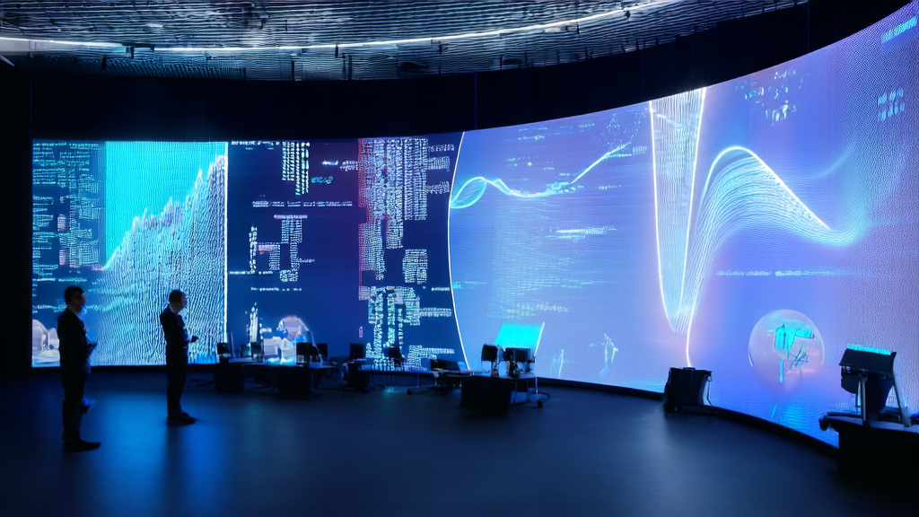 Engineers working in a high-tech lab using Tencent ima AI workbench to enhance customer acquisition efficiency.