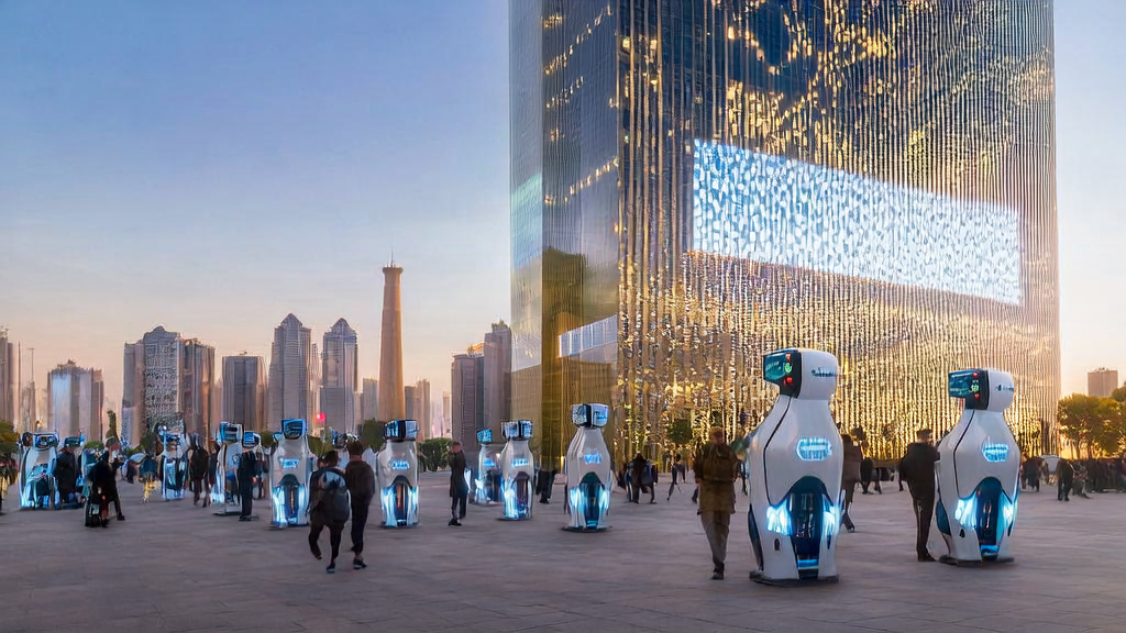 中东地区企业利用AI技术实现高效获客的现代化办公场景