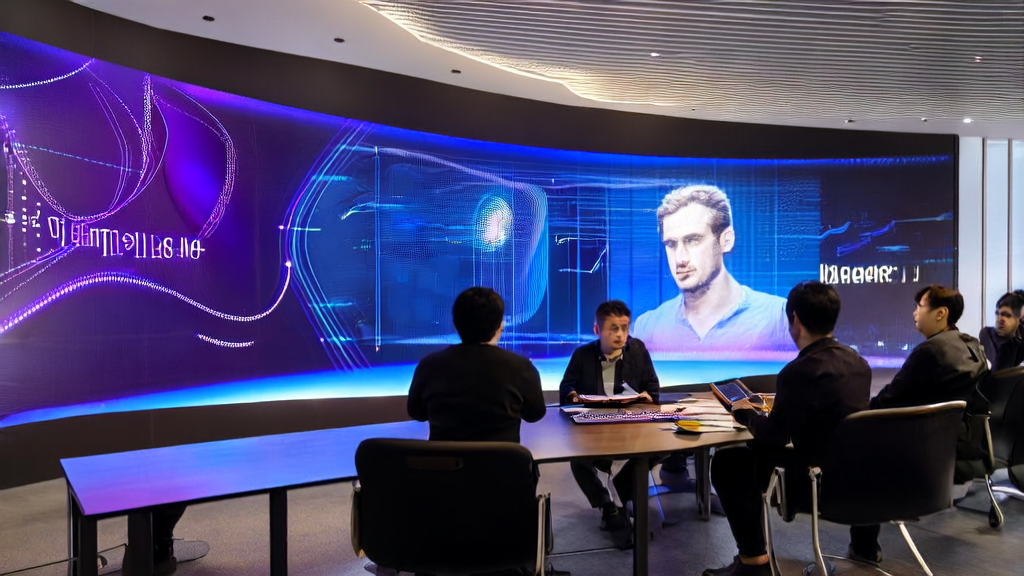 Team discussing customer acquisition strategies using AI prediction models