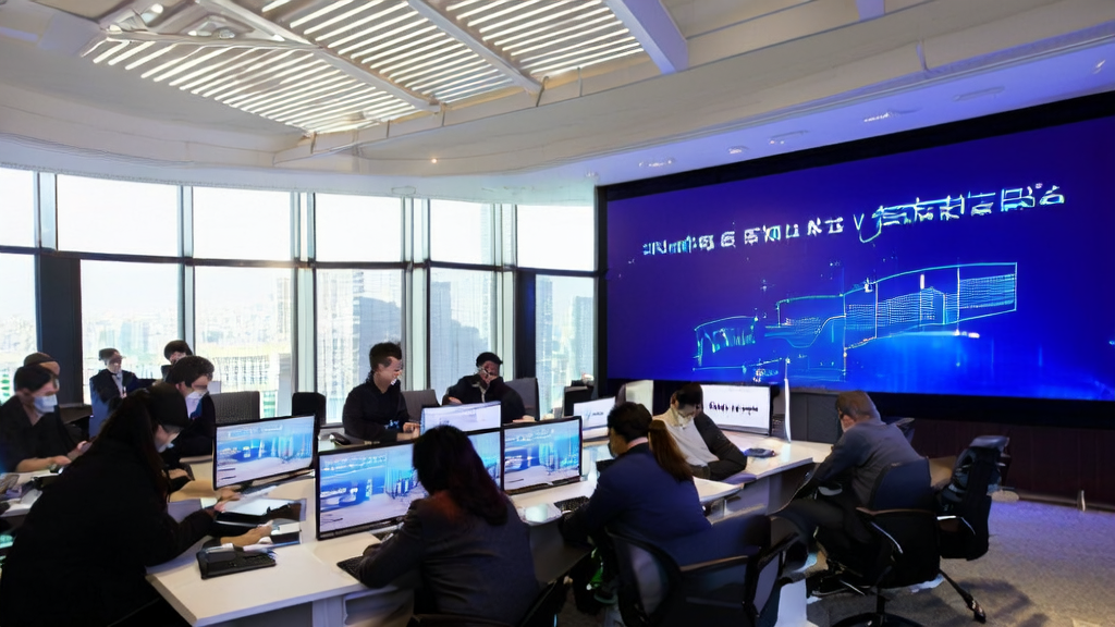 Modern office showcasing AI-based customer data cleaning service