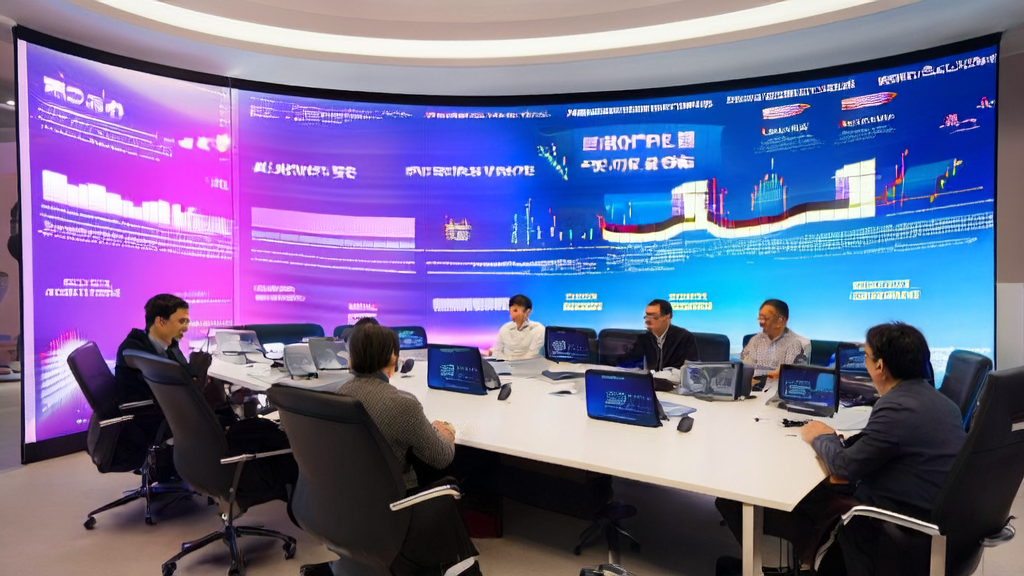 Data analysts in a modern office using AI technology for customer data cleaning