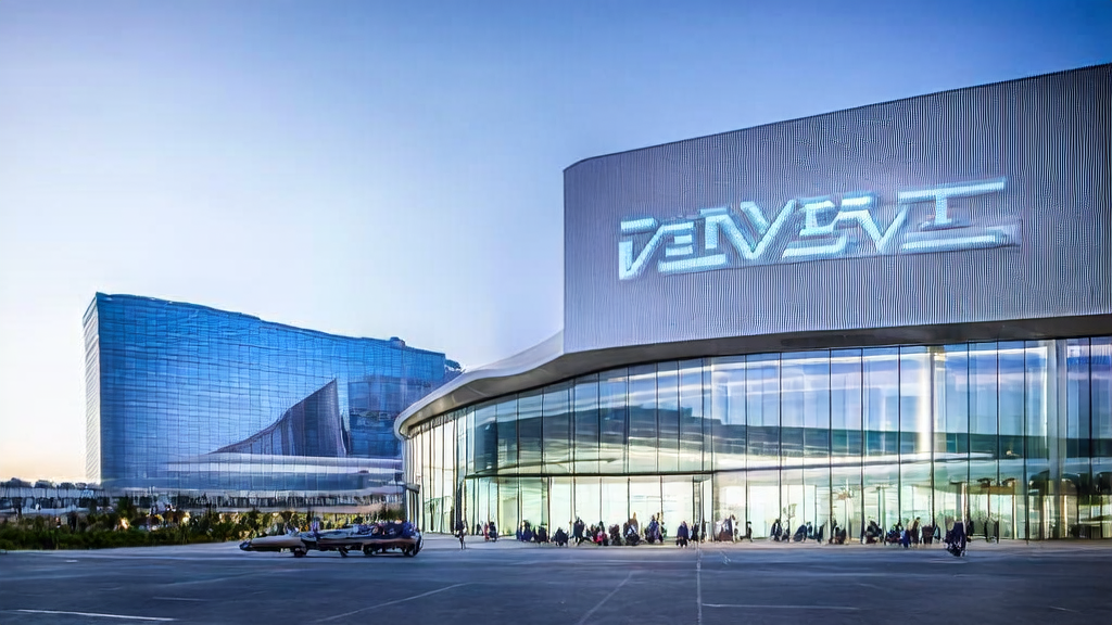 Exterior view of SenseTime R&D center, where technicians are using AI tools for customer data collection and cleaning