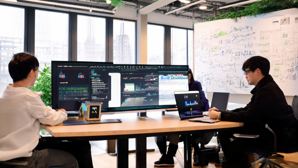 E-commerce team utilizing AI customer data collection to optimize sales strategies
