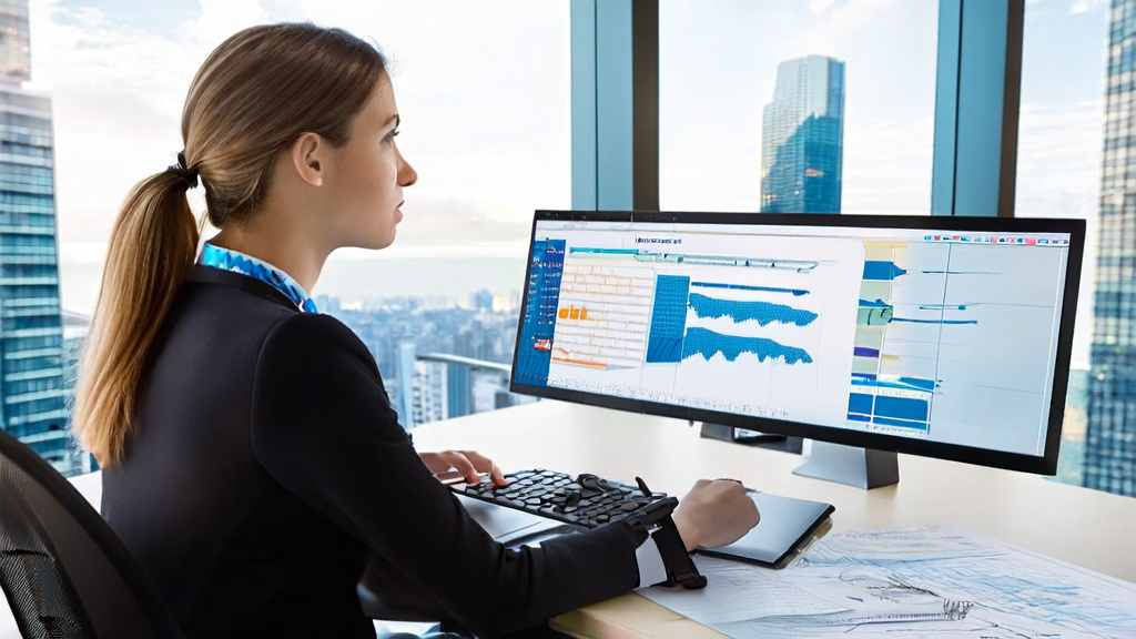 Modern office scene illustrating AI customer data collection and marketing efficiency with Grok Imagine4