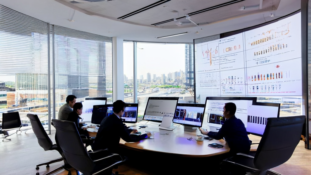 Programmers discussing AI customer data collection technology in a modern office