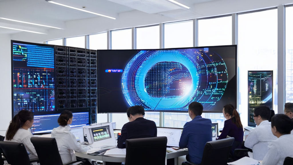 Data scientists using Huawei's Pangu Model 5.5 for AI customer data collection and analysis to optimize marketing performance