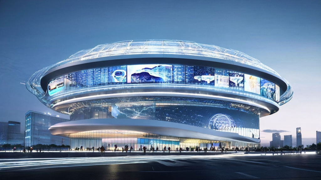 2025年跨境电商中使用的AI客户预测模型，展示高科技大厦内数据科学家们分析全球客户数据的场景