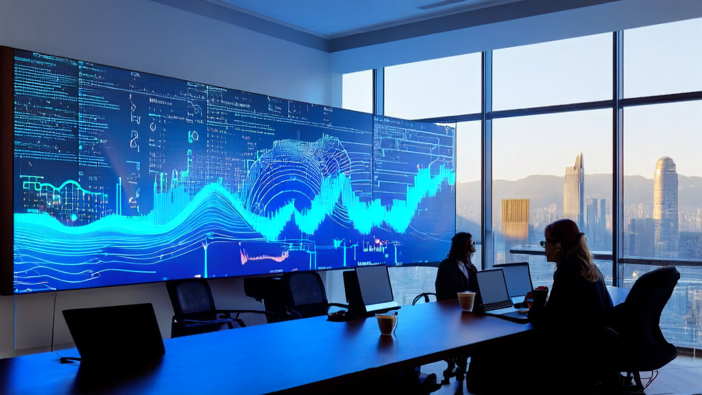 Data scientists analyzing AI customer prediction models to enhance cross-border e-commerce customer acquisition