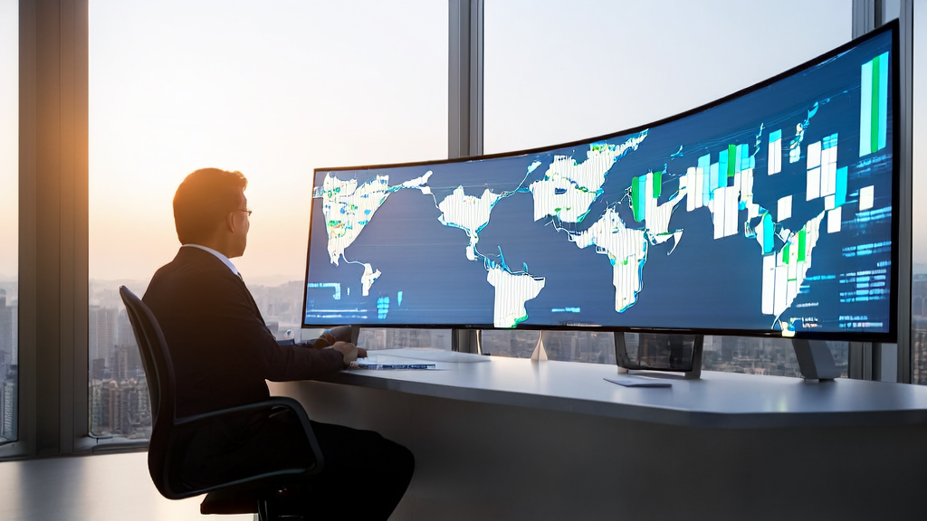 A business manager of an export company uses AI customer prediction model to analyze data, optimize marketing strategies, and achieve high conversion rates in customer acquisition