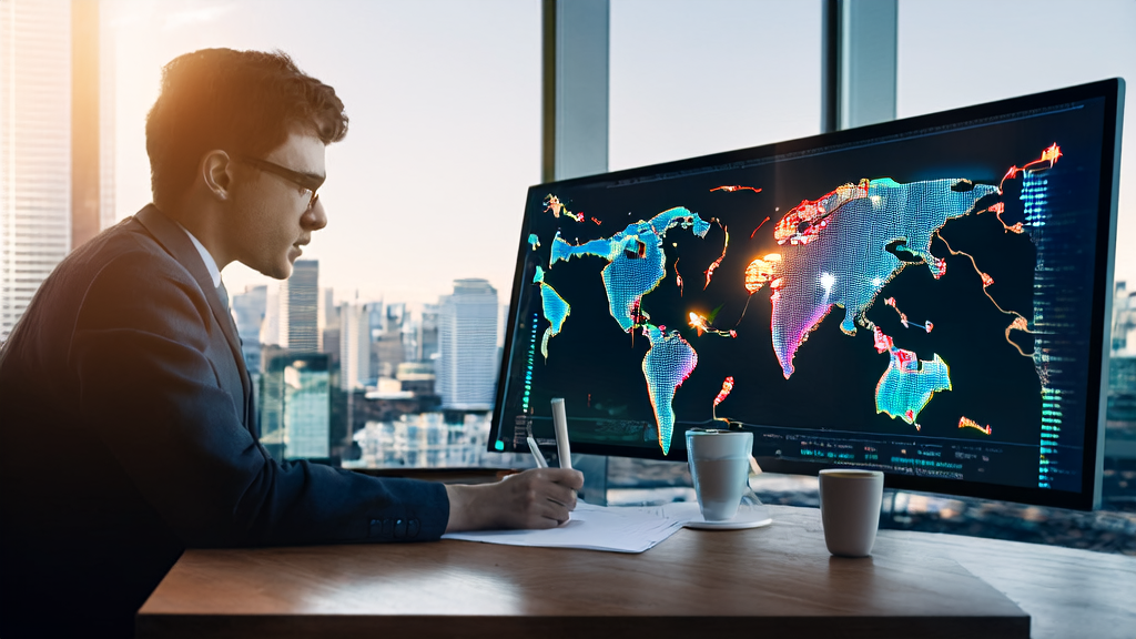 A trade company's workspace where AI customer prediction model is used for efficient and precise customer acquisition